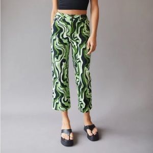 NWT Another Girl Swirl Cropped Pants